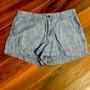 Chambray Shorts
